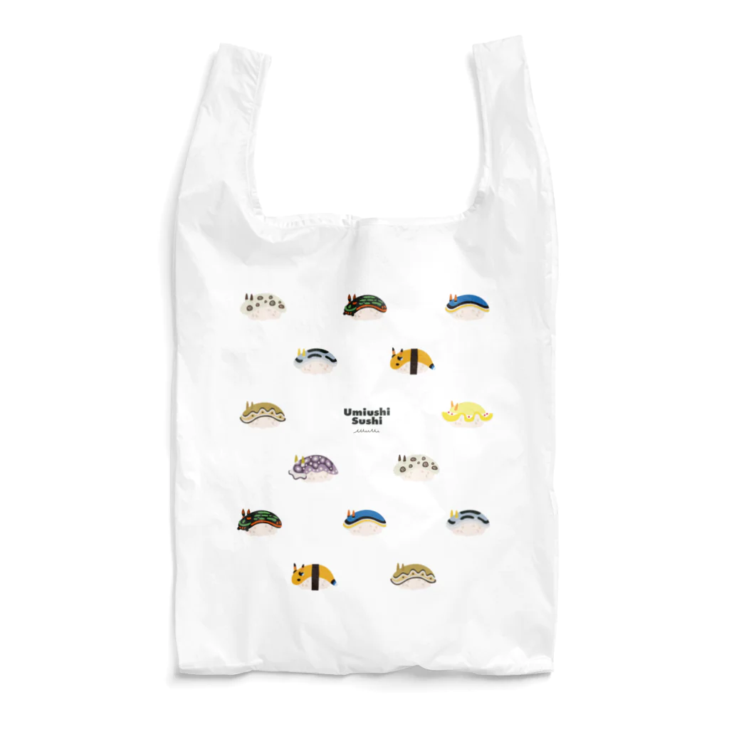 Astrio SUZURI店のウミウシ寿司集合 Reusable Bag