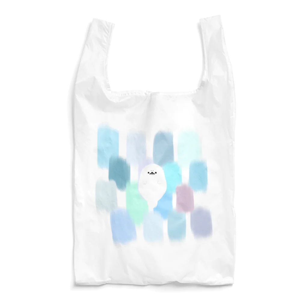 あざらし屋のあざらしとえのぐ Reusable Bag