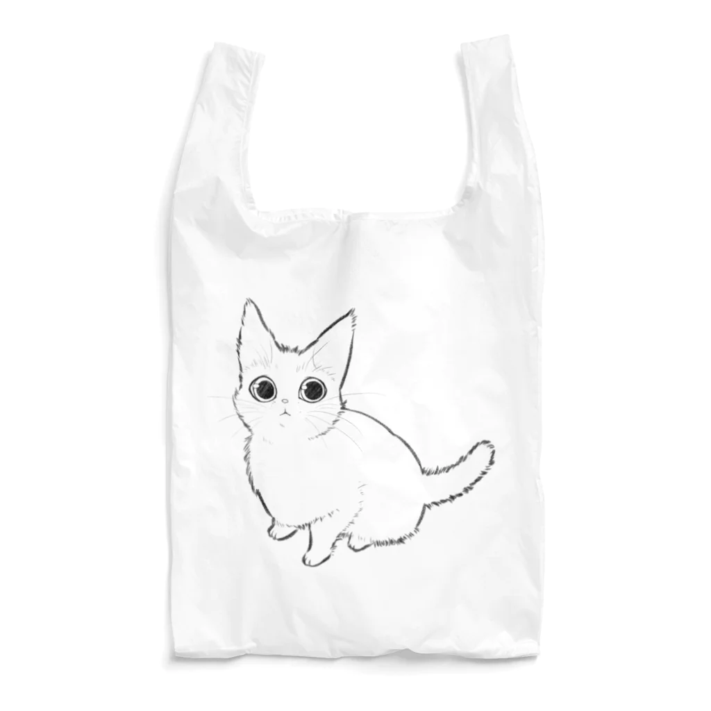 とらねこ横丁の猫のしろしろ Reusable Bag