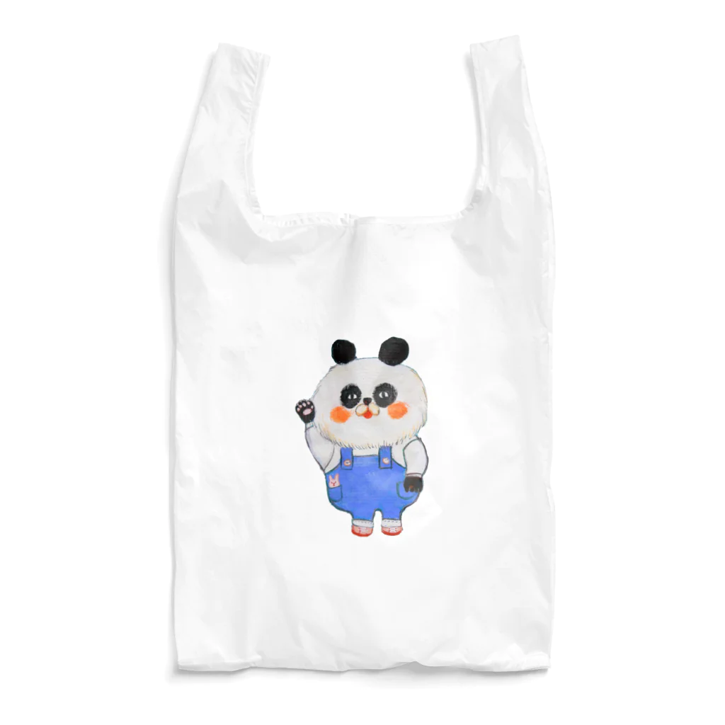 カワダクニコのもふもふパンダさん Reusable Bag