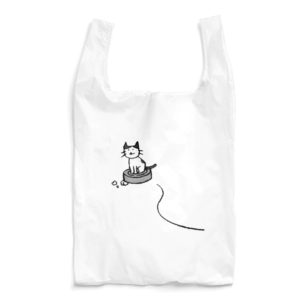 かいわれちゃんのルンバに乗るネコさま Reusable Bag
