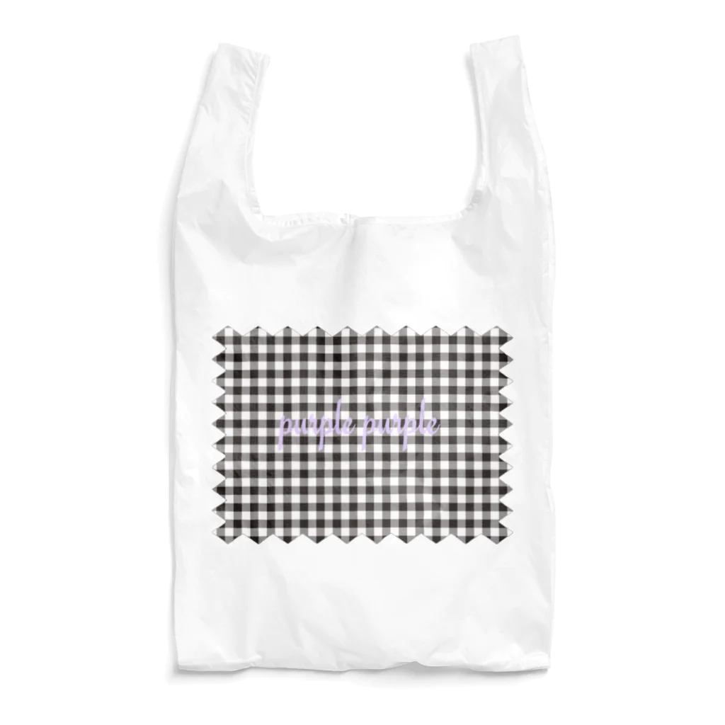 purplepurpleのpurplepurpleギンガムチェックバッグ Reusable Bag