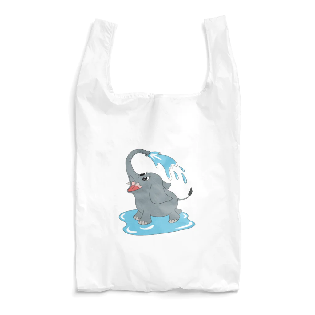 HIGH FIVE Shopの水浴びゾウさん Reusable Bag