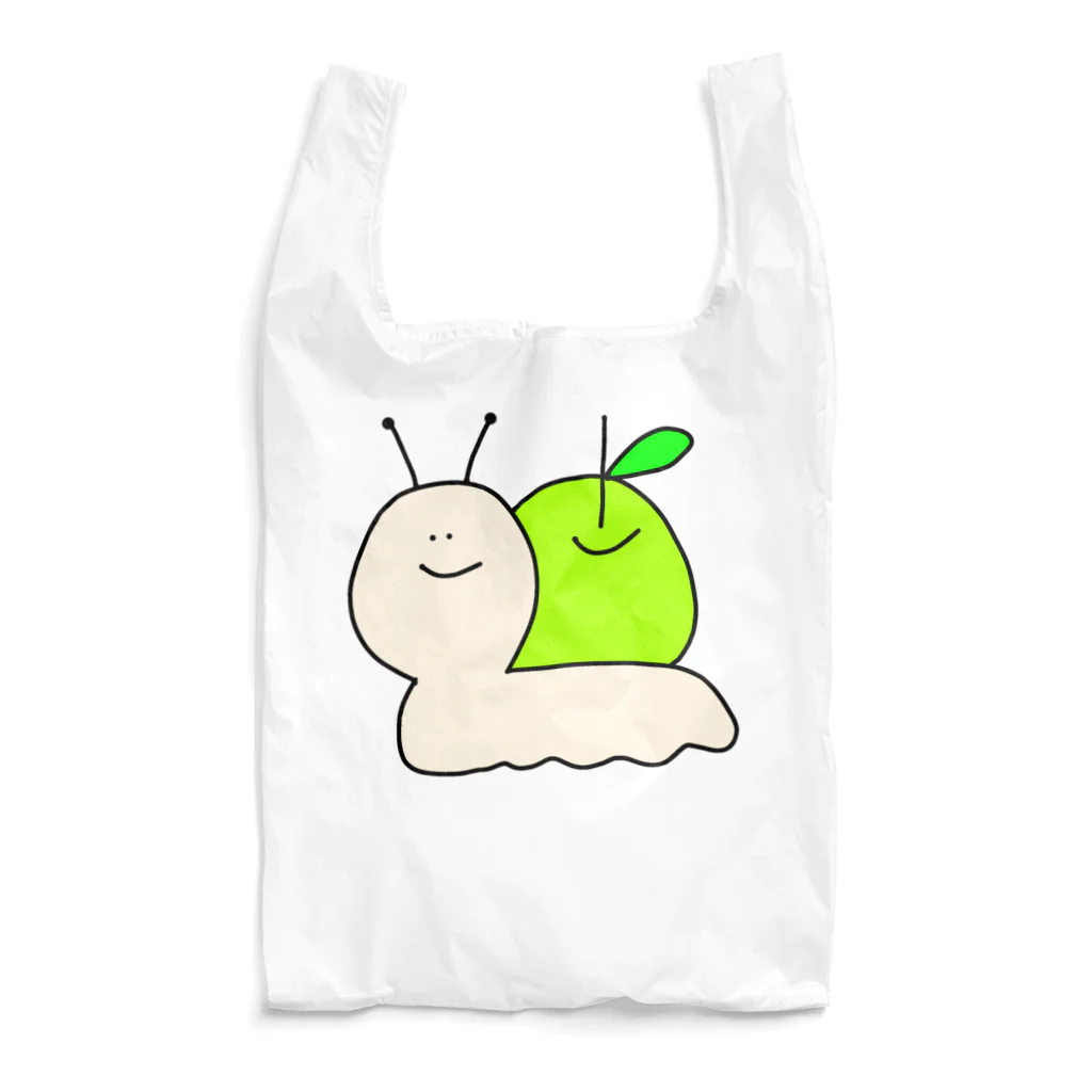 ゆるいもの倶楽部の🐌カタツムりんご🍏 エコバッグ