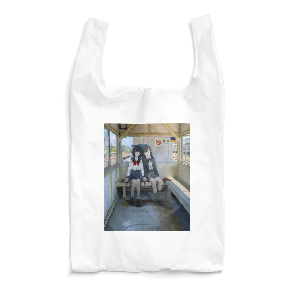 ツヅキエイミ　goods shopのずっと待ってる Reusable Bag