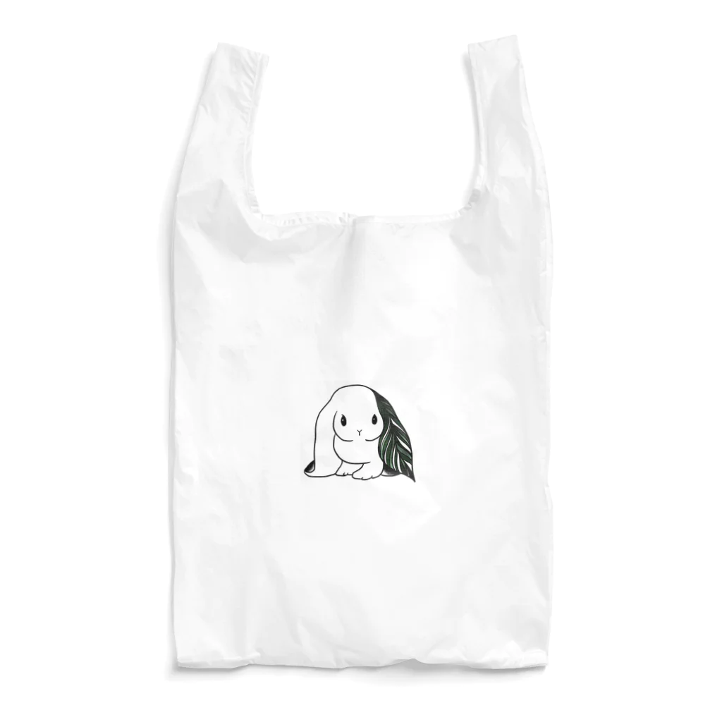 トト(兎〃)ｓｈｏｐのお耳葉っぱさん Reusable Bag