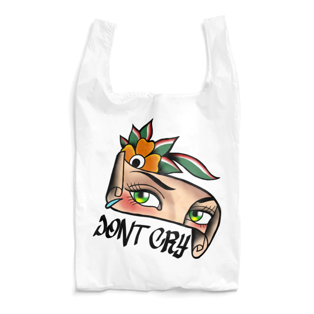 ACA oldschool tatsのDont cry Reusable Bag