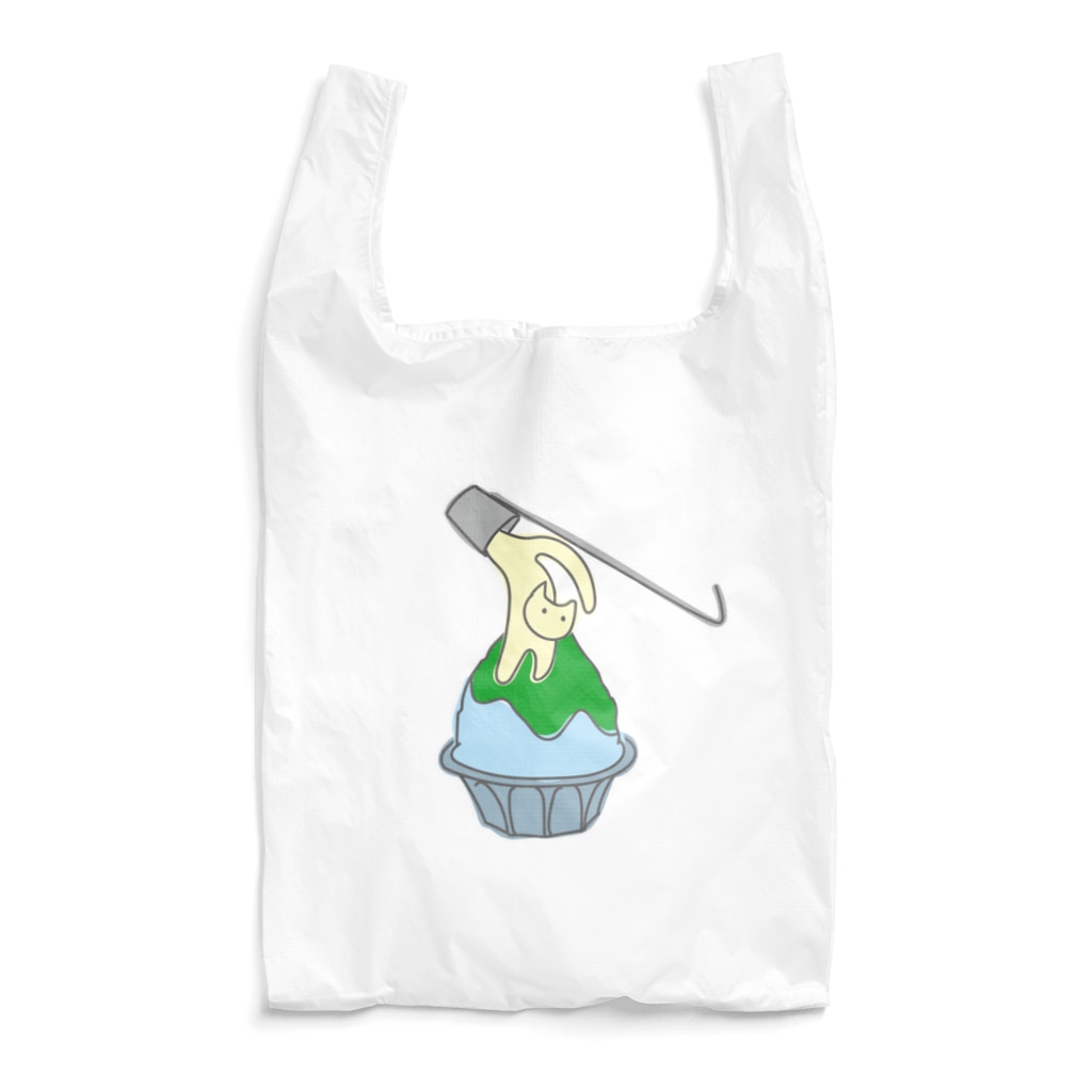 CHOTTOPOINTの練乳ねこかき氷（メロン／抹茶） Reusable Bag