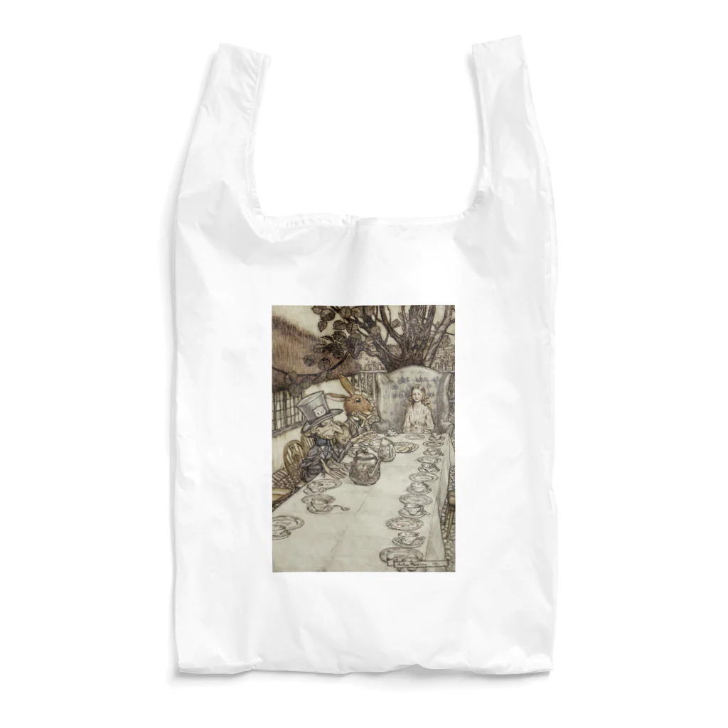 世界の絵画アートグッズのアーサー・ラッカム《不思議の国のアリス》 Reusable Bag