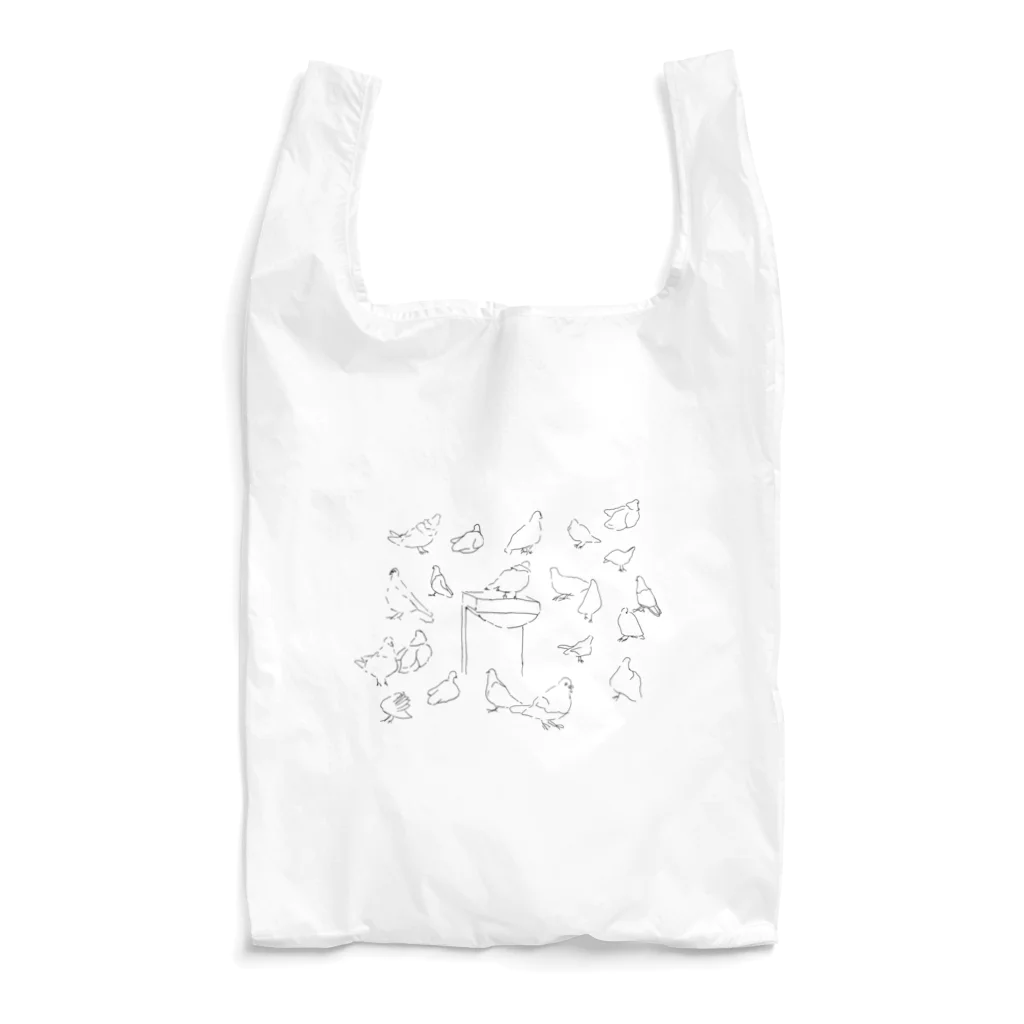 rezokunbaの水飲み場の鳩 Reusable Bag