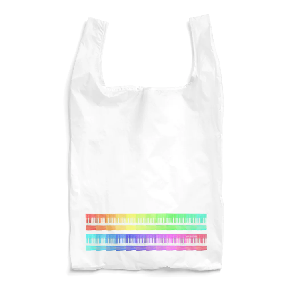 j8ie de vivre♪の三代目　タイプB 24色の鍵盤カラフル　ライトカラー Reusable Bag