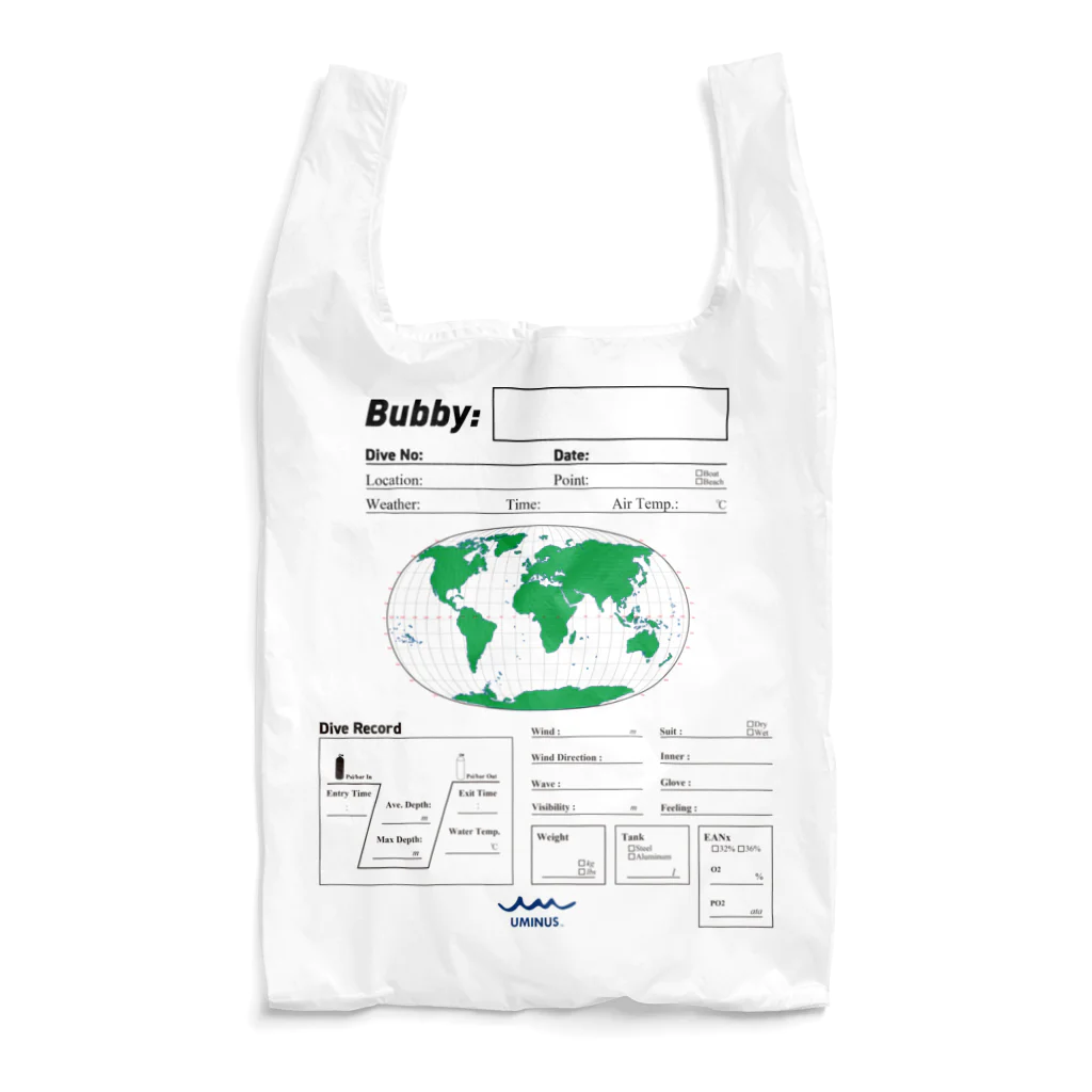 わんぱく・クリエイターズ・マーケットのバディー・エコバッグ「Buddy-Eco-Bag」 Reusable Bag