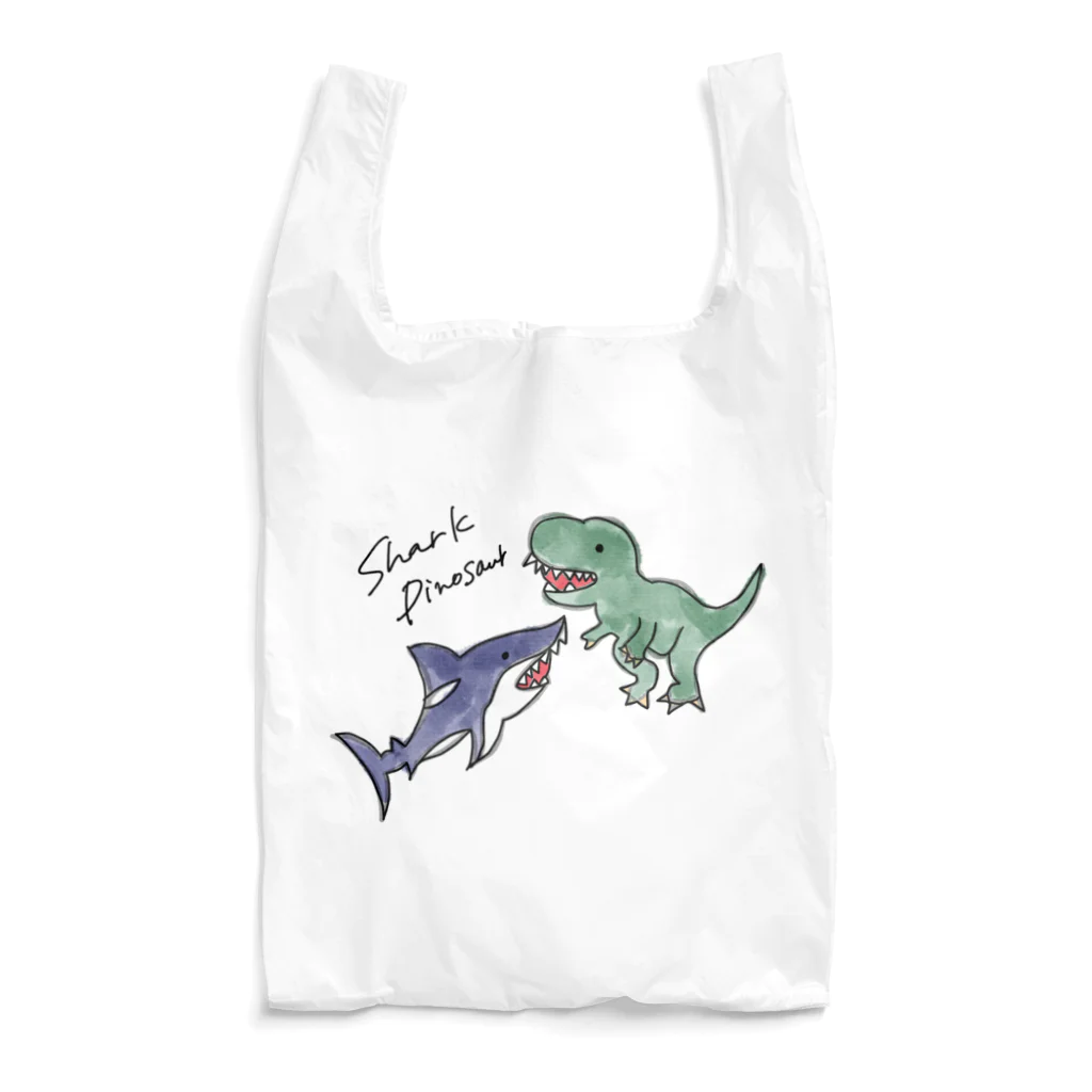 サメと恐竜展のサメVS恐竜 Reusable Bag