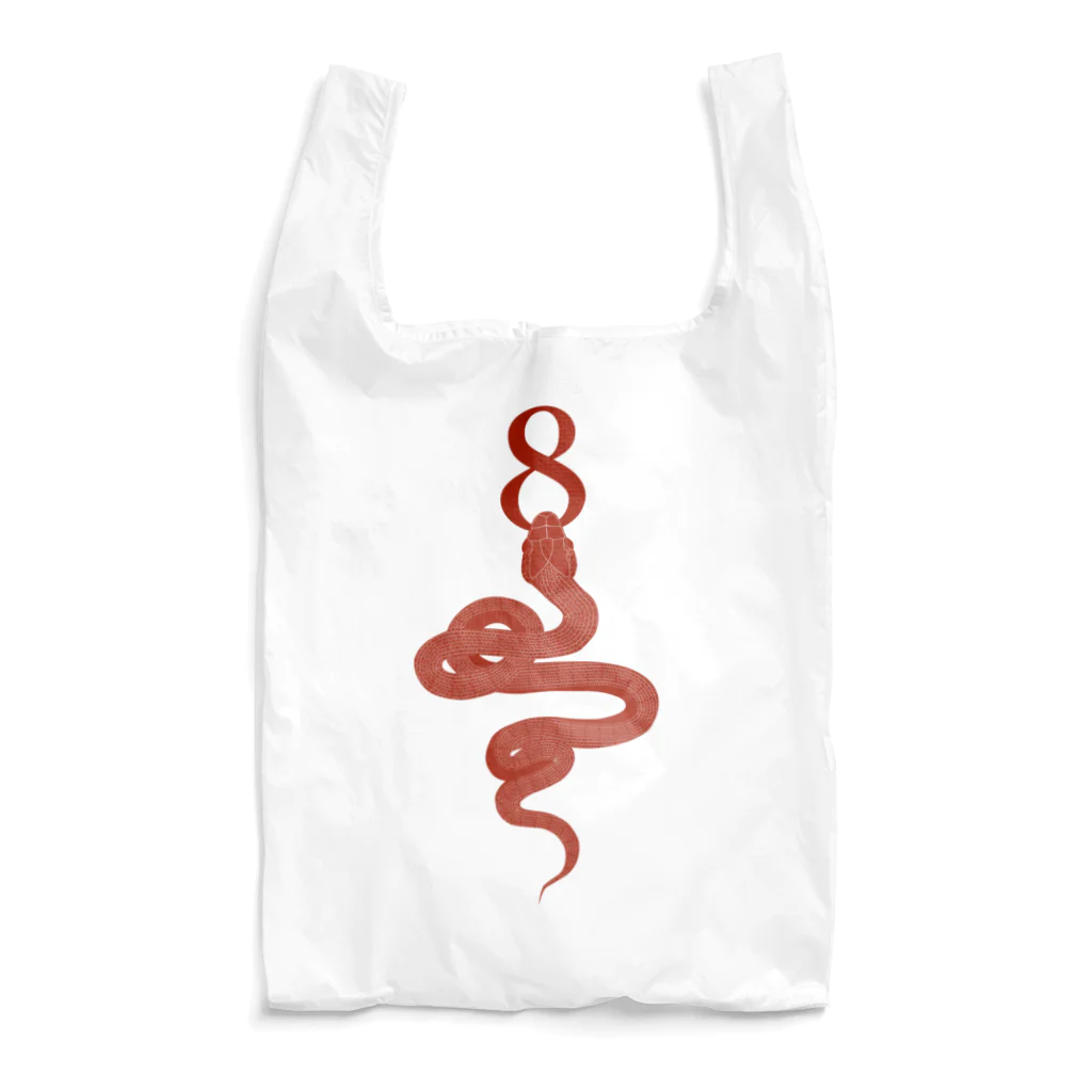 HazukiのSNAKE8(RED) Reusable Bag