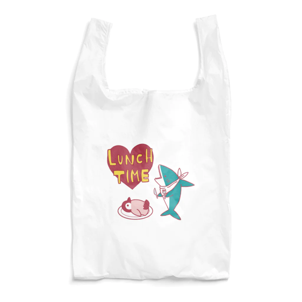 しっぽ王国のレトロサメランチ Reusable Bag