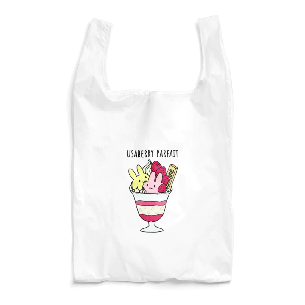 USAGI DESIGN -emi-のうさベリーパフェ Reusable Bag