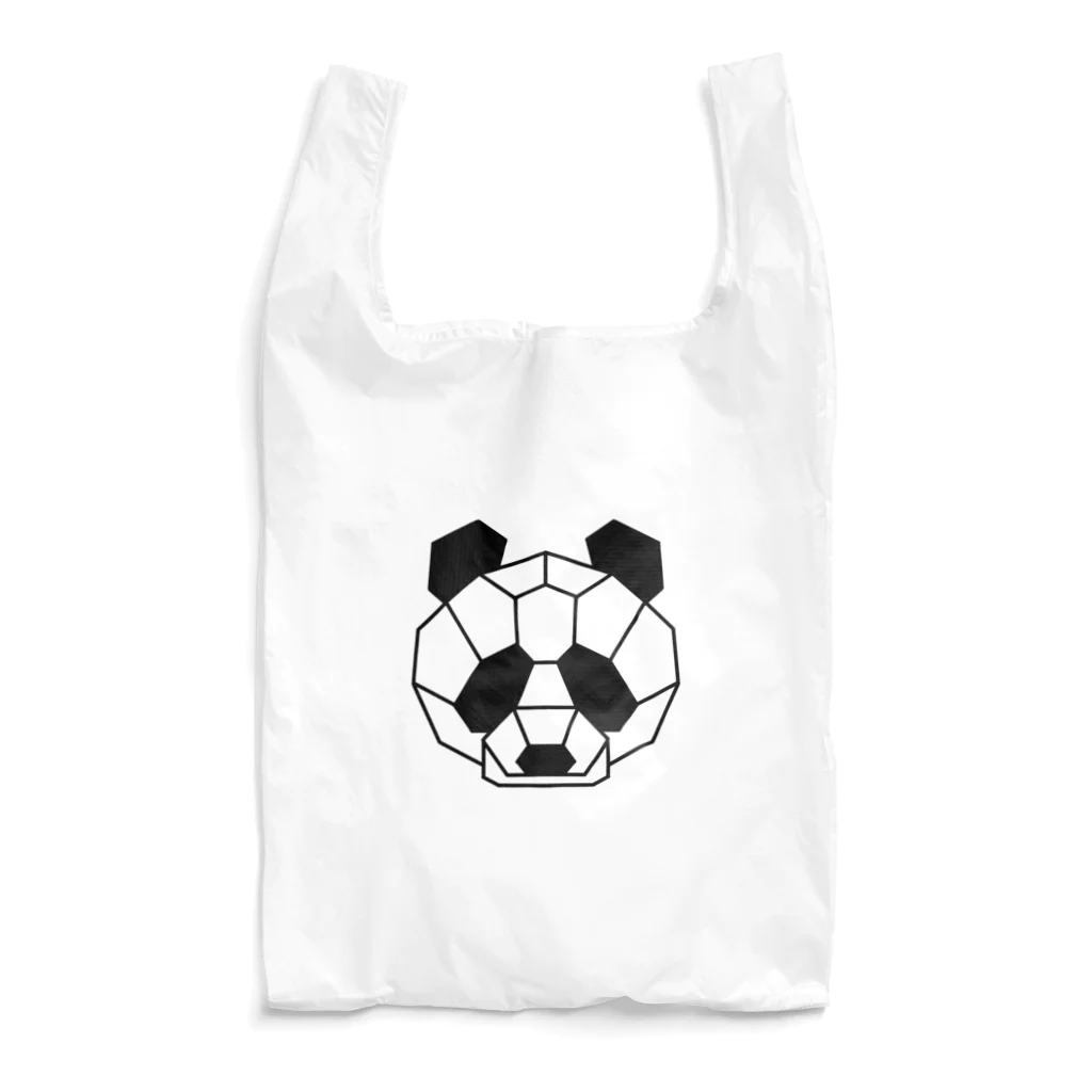 panmiのおしゃんパンダ(黒) Reusable Bag