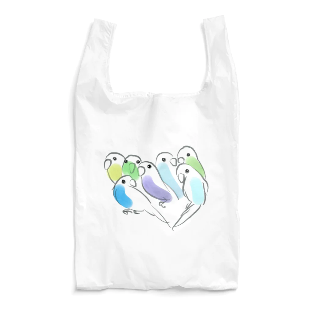 ゼロポイントフィールドのmyインコたち Reusable Bag