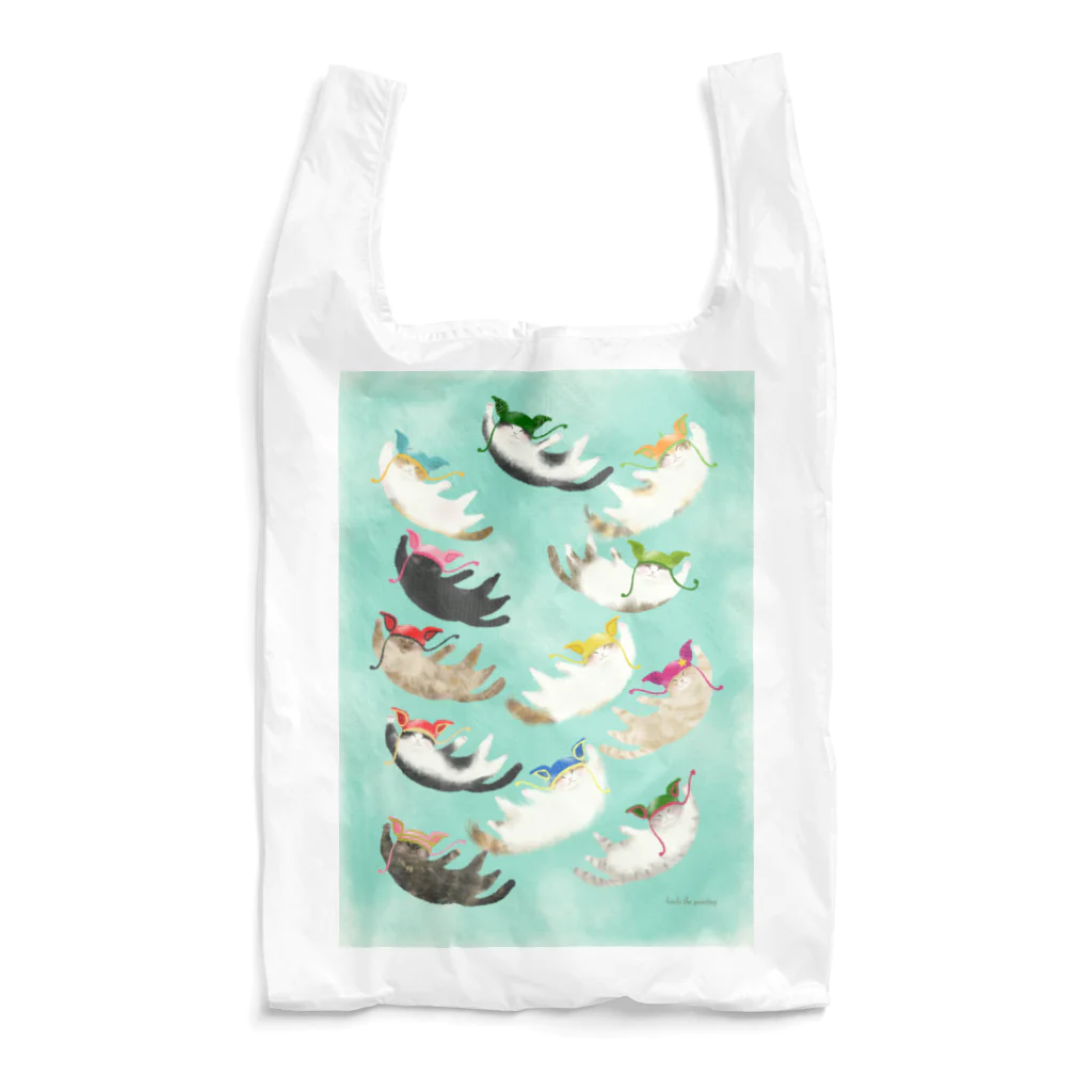 ハチガハクのネコリアンズ Reusable Bag