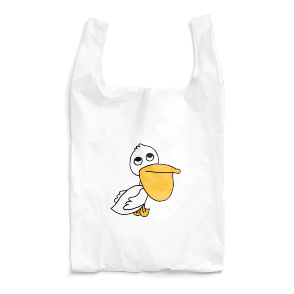 a___1のちがうよペリカンくん Reusable Bag