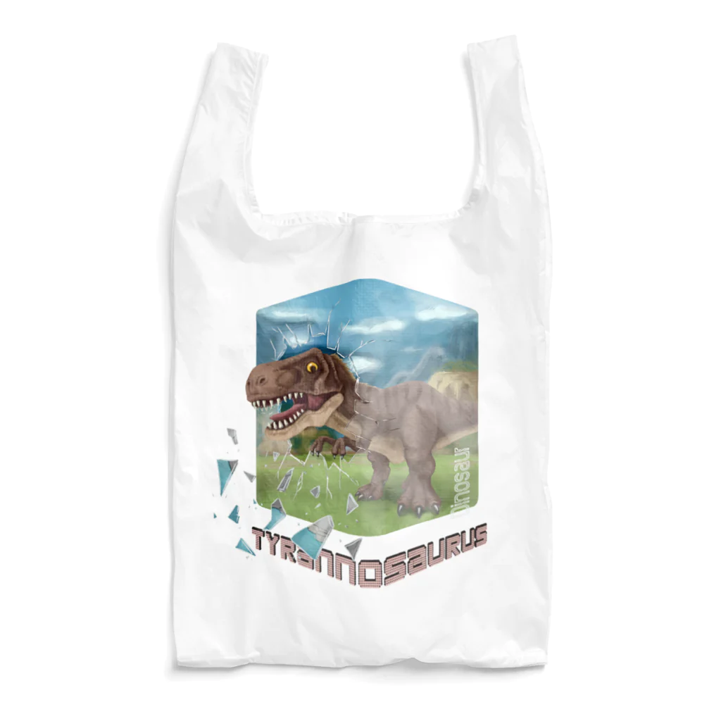 すとろべりーガムFactoryのティラノサウルス Reusable Bag