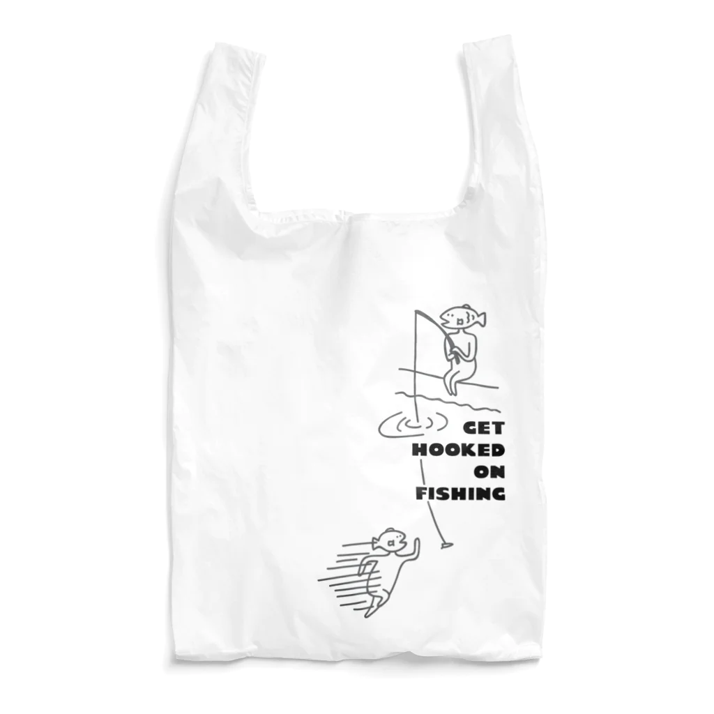 PokuStarの魚釣りをする魚 Reusable Bag