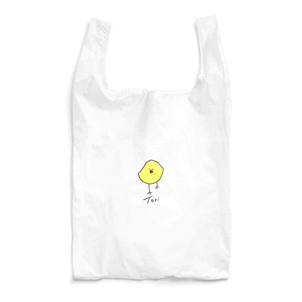 しの田サバニレのゆっくりと近づいてくるTori-色淡小- Reusable Bag