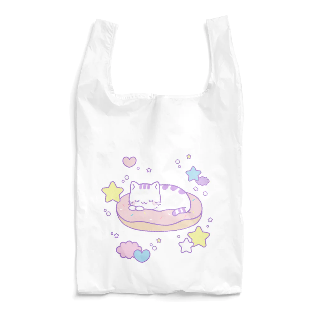 もこはる＊HiNA:＊のゆめねこ　ドーナツでねんねこ Reusable Bag