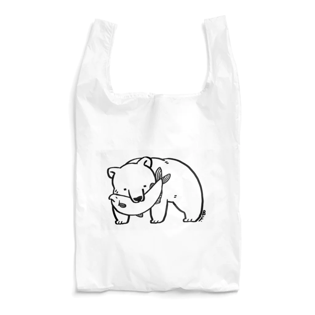 ばはむーと工房のシャケとくま Reusable Bag