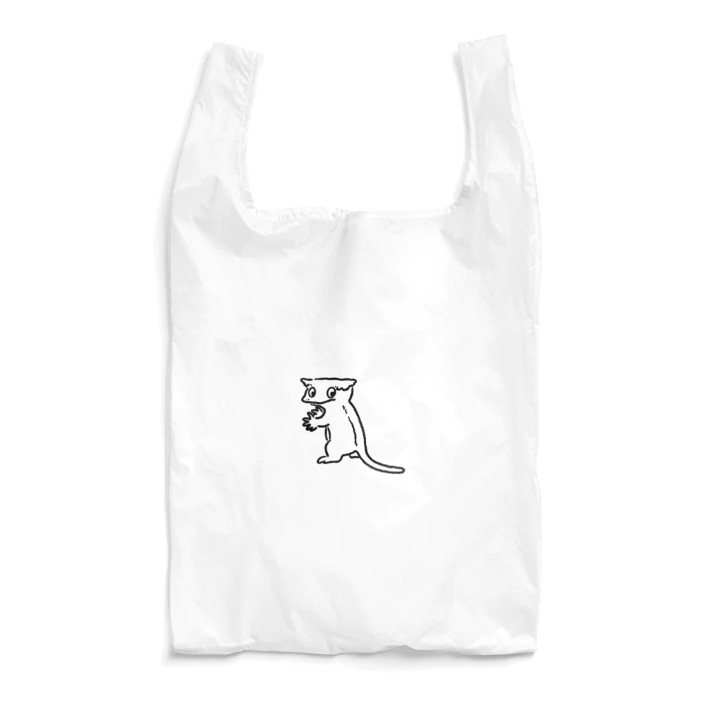 chocochachaのオウカンミカドヤモリ（黒） Reusable Bag