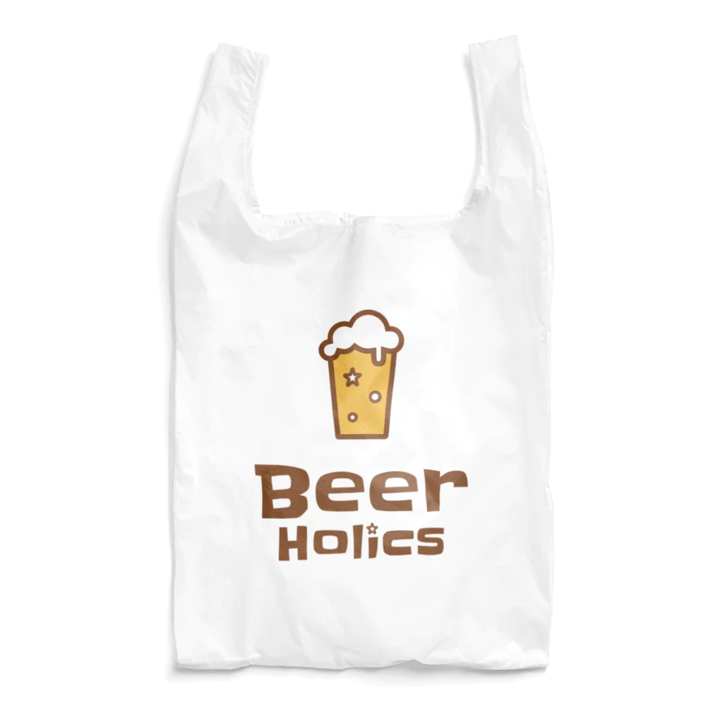 BeerHolicsのBeerHolics ロゴ大 エコバッグ