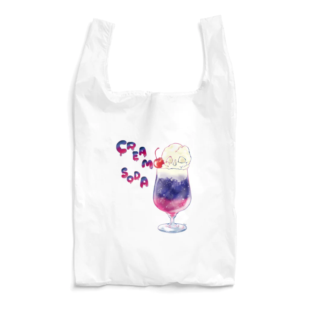 みあまゆあのスカルクリームソーダ Reusable Bag