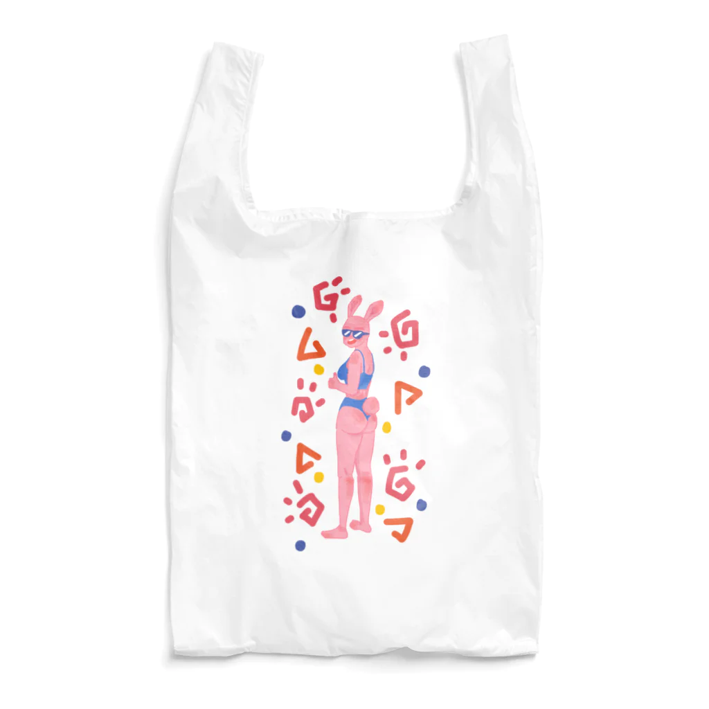 CALMearの夏満喫!日焼け兎☀️ Reusable Bag