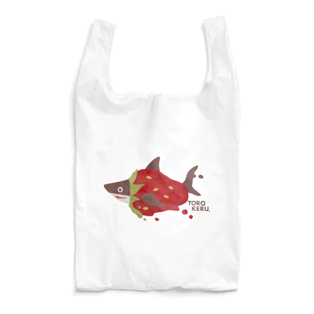 さかたようこ / サメ画家の苺ととろけるおサメさん | TOROKERU SHARK Strawberry Reusable Bag