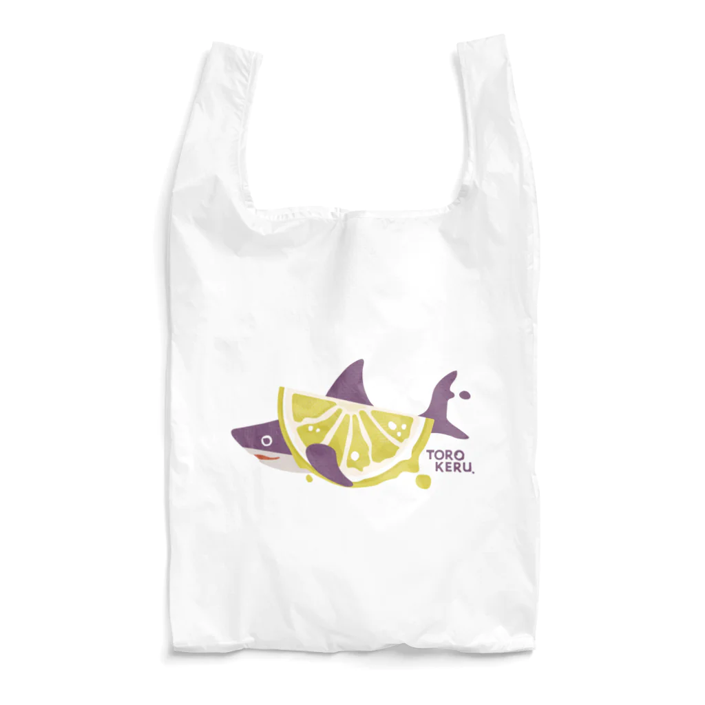 さかたようこ / サメ画家の檸檬ととろけるおサメさん | TOROKERU SHARK Fresh Lemon! ｜ Single エコバッグ
