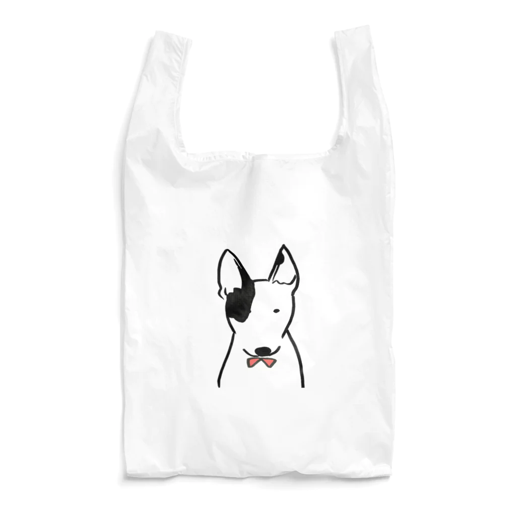 389のおみせのブルテリアさん。 Reusable Bag