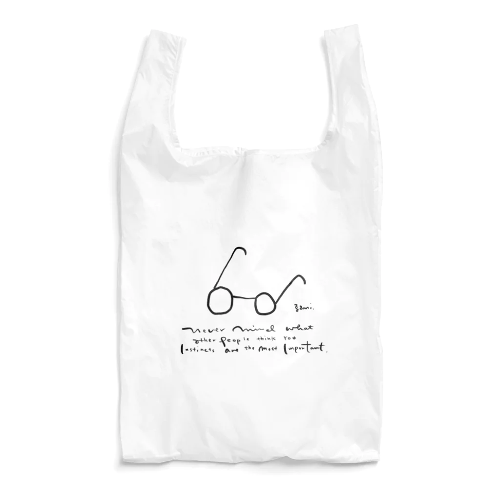 らくがき屋gamiのgamiめがね Reusable Bag