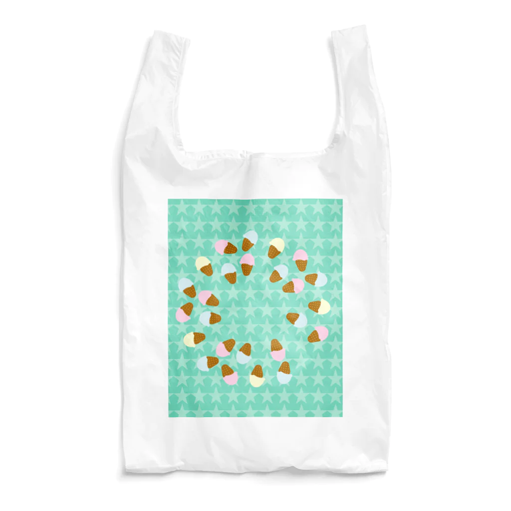 らくがき堂のアイスクリーム Reusable Bag