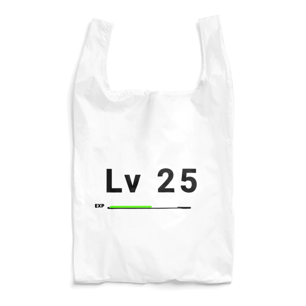 歯車デザインのレベル25 Reusable Bag