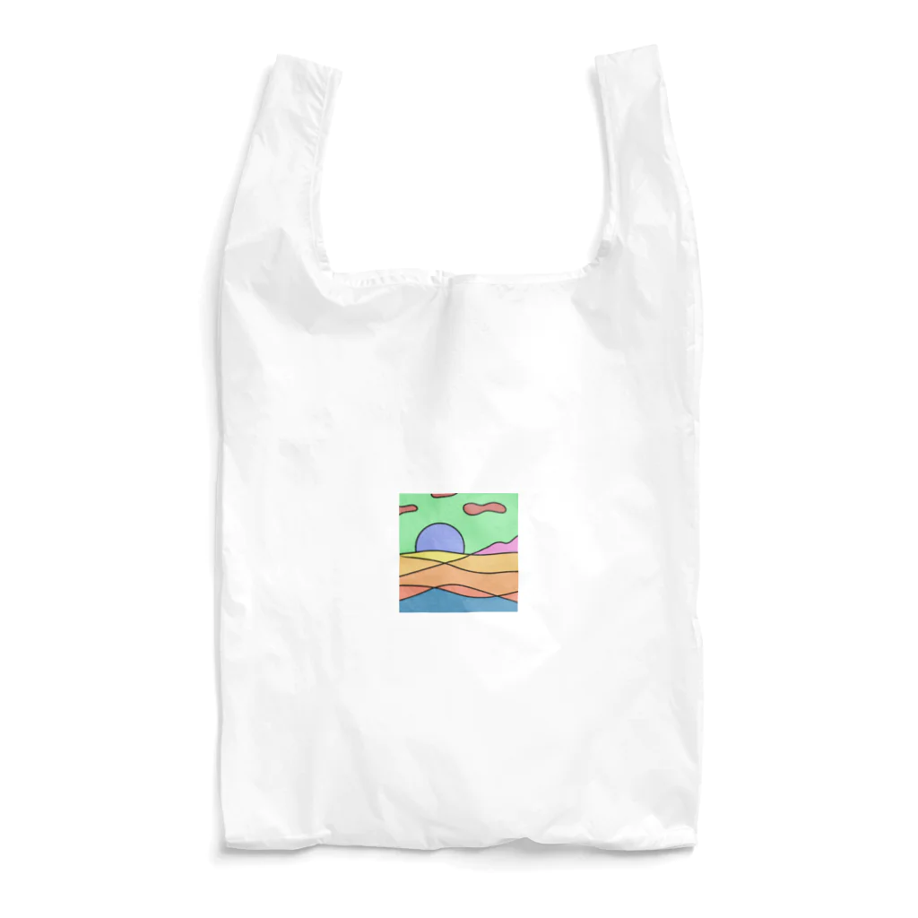 AKANEartの背景 Reusable Bag