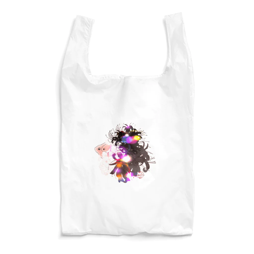 紅空月(kouzuki)designの金魚花_煌color Reusable Bag