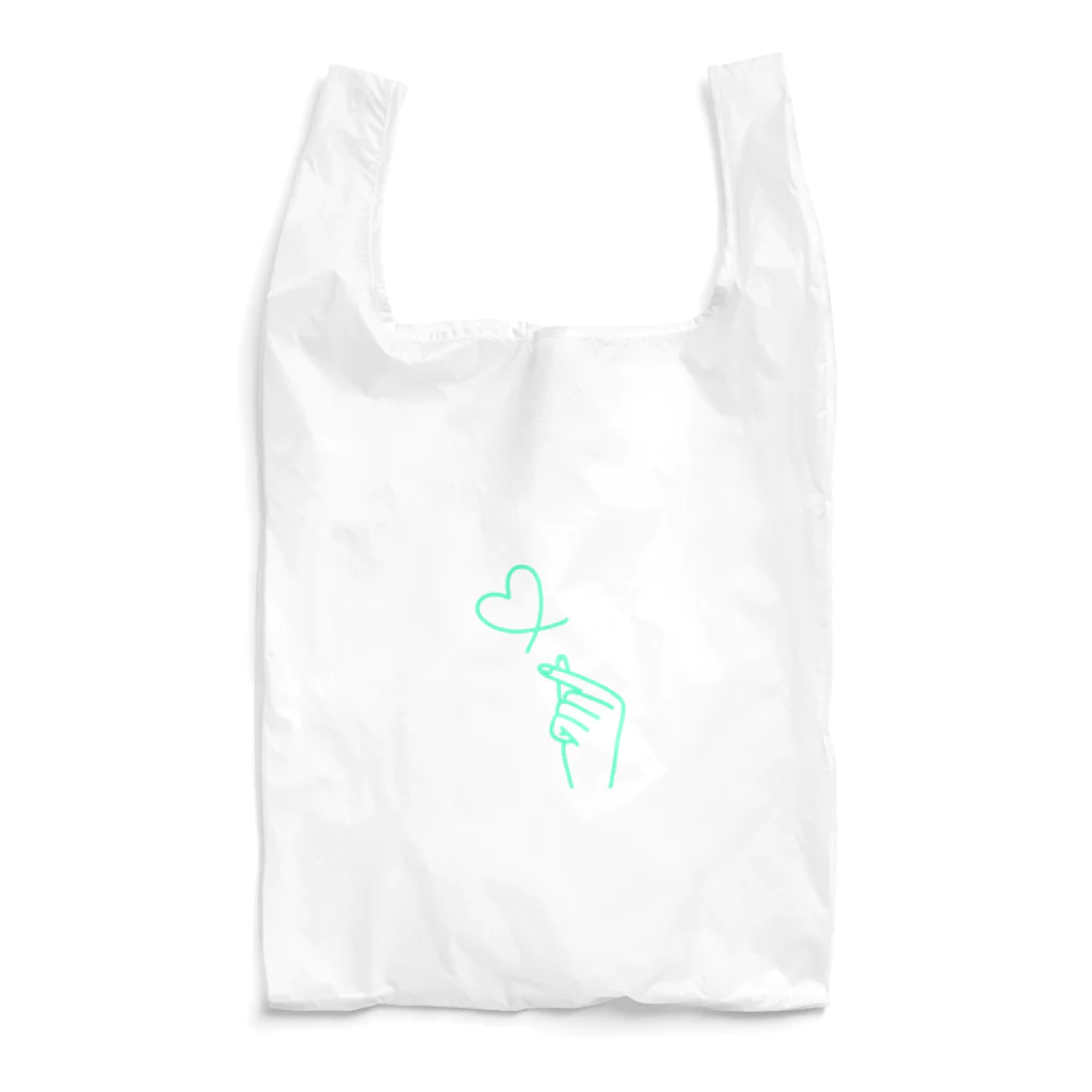 らくがきクオリティのmint green lover Reusable Bag