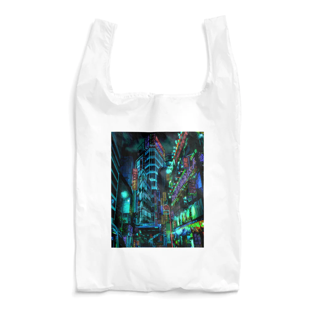 aero_acidのcyberpunk  tokyo Reusable Bag