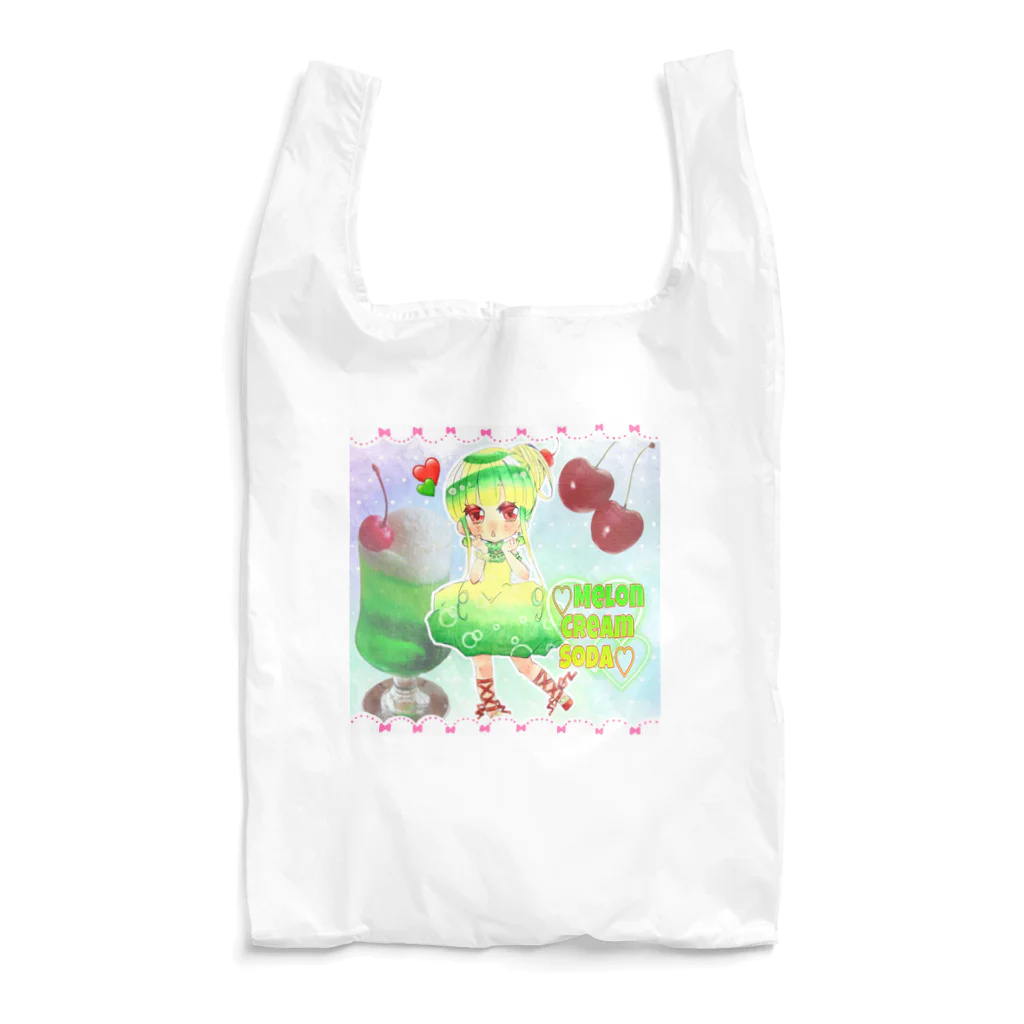 Halloween♡townのメロンクリームソーダ擬人化ちゃん Reusable Bag