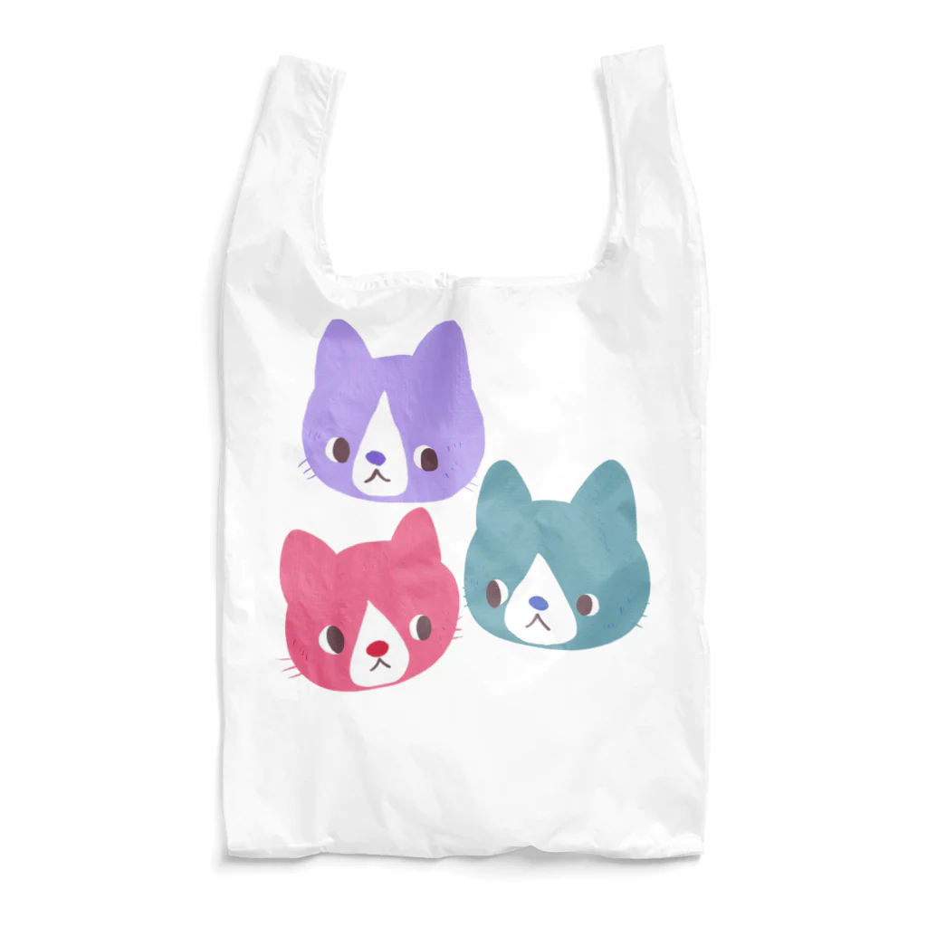 保護猫もいねこのどデカくれよん猫 123 Reusable Bag