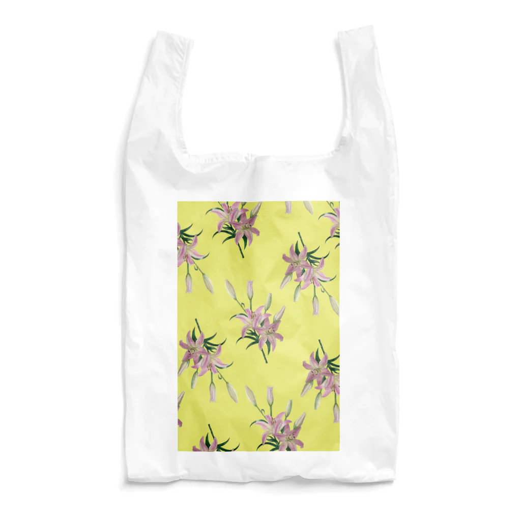 あおちゃん商会のThunberg Lily （スカシユリ） イエロー Reusable Bag