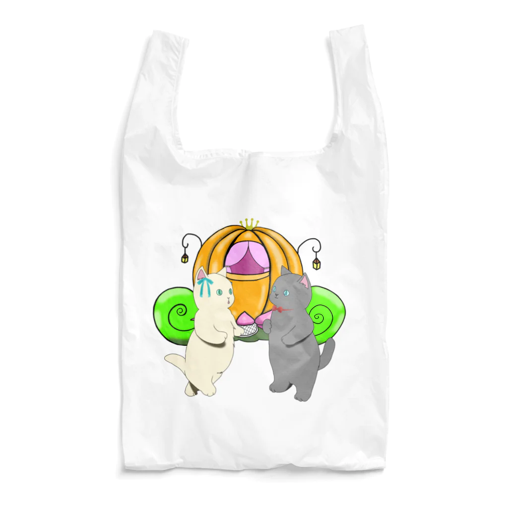 またたび工房のかぼちゃの馬車で Reusable Bag