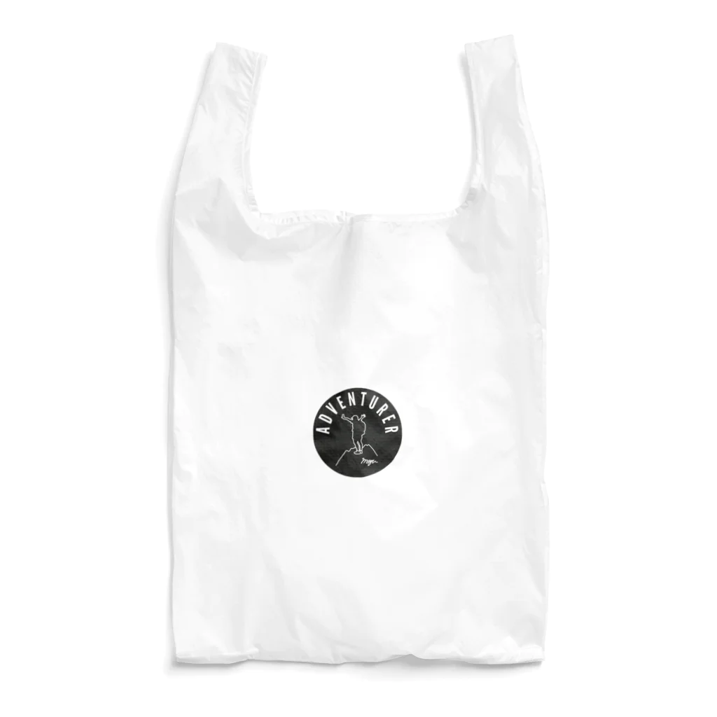 ちゃんまゆの誰もが冒険家グッズ（黒丸ver) Reusable Bag