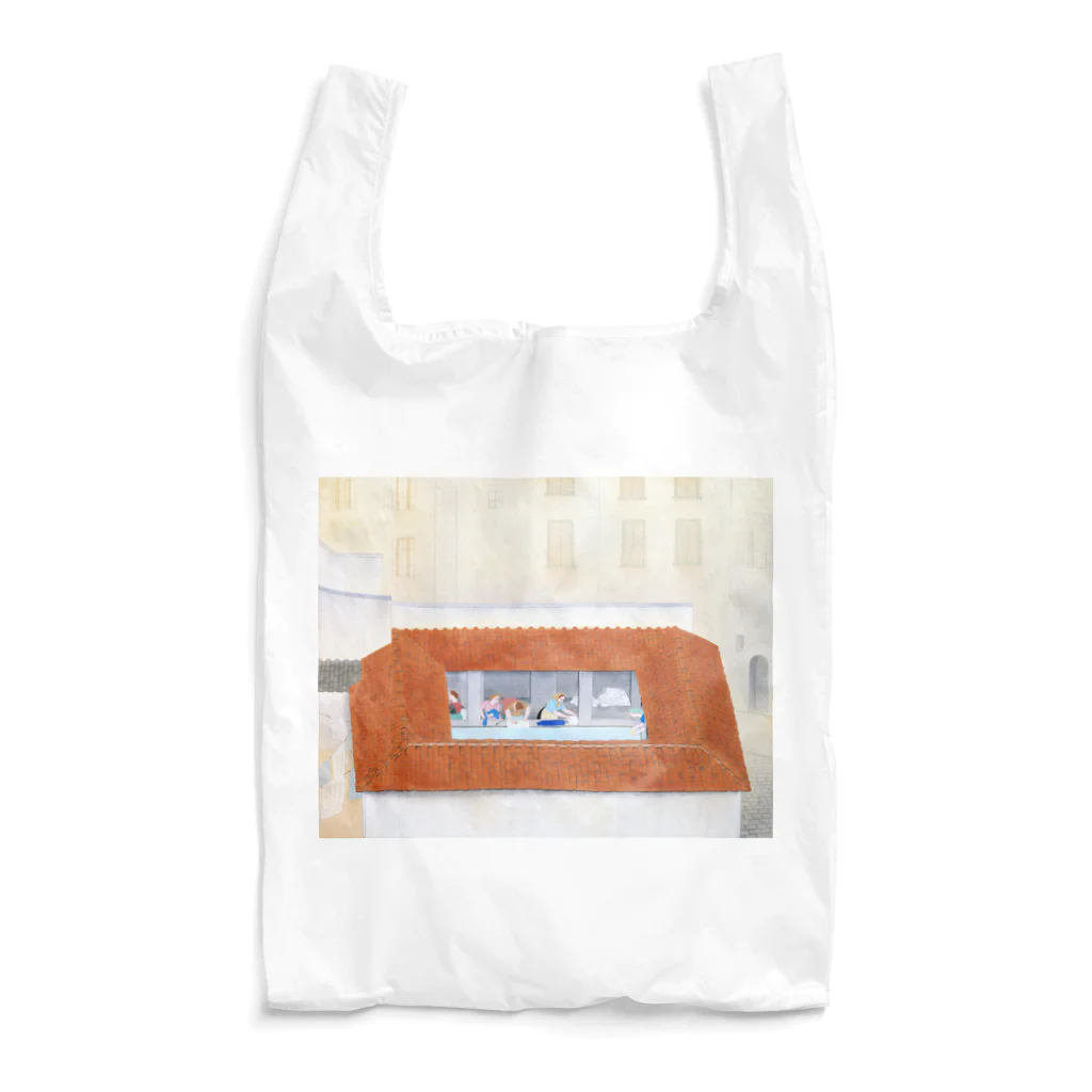 世界の絵画アートグッズの小林古径《洗濯場 その2》 Reusable Bag