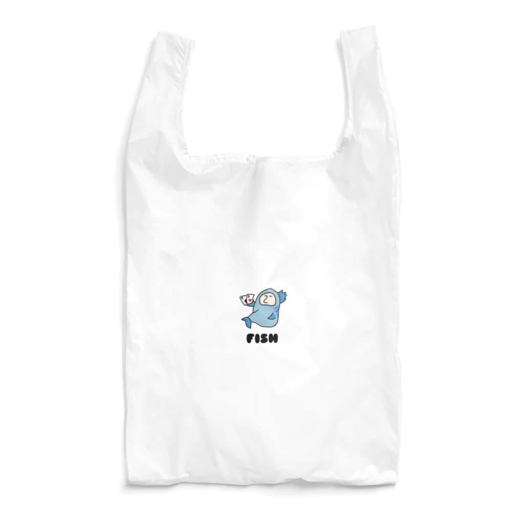 ちむのポーカーグッズのフィッシュ君 Reusable Bag